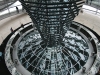 La cupola del Reichstag, a testa in giù