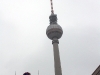 La torre della televisione di Alexanderplatz, uno dei simboli della città