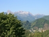 La Garfagnana e i monti innevati delle Alpi Apuane da Pieve Fosciana
