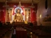 Mahayana Buddhist Temple e il suo Budda dorato di alto cinque metri
