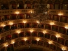 Il Teatro Morlacchi di Perugia in uno scatto dall\'alto.